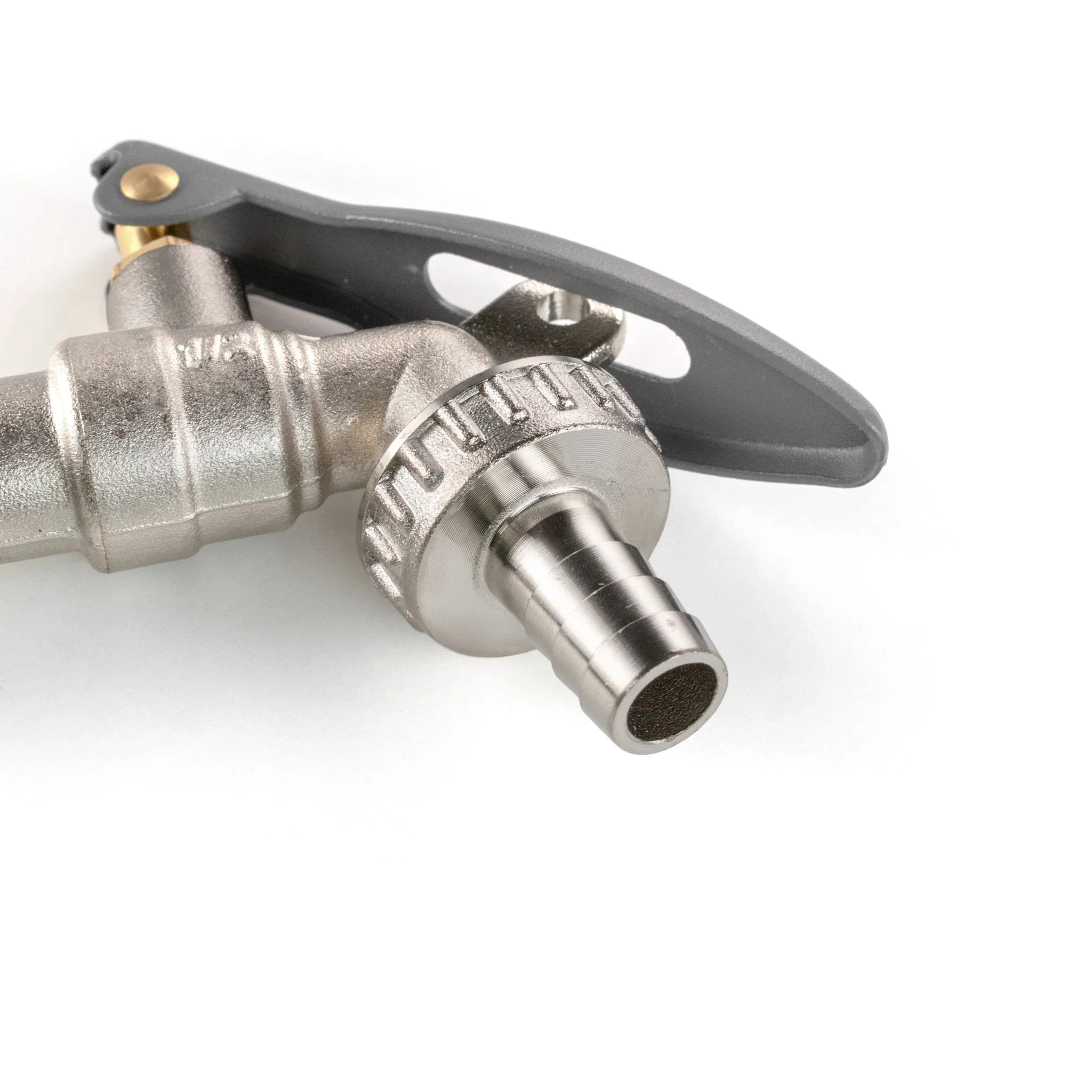 IBC 2" S60X6 - 1/2" BSP Cap with Lever Tap Hose Barb and Lever Lock - Image 13
