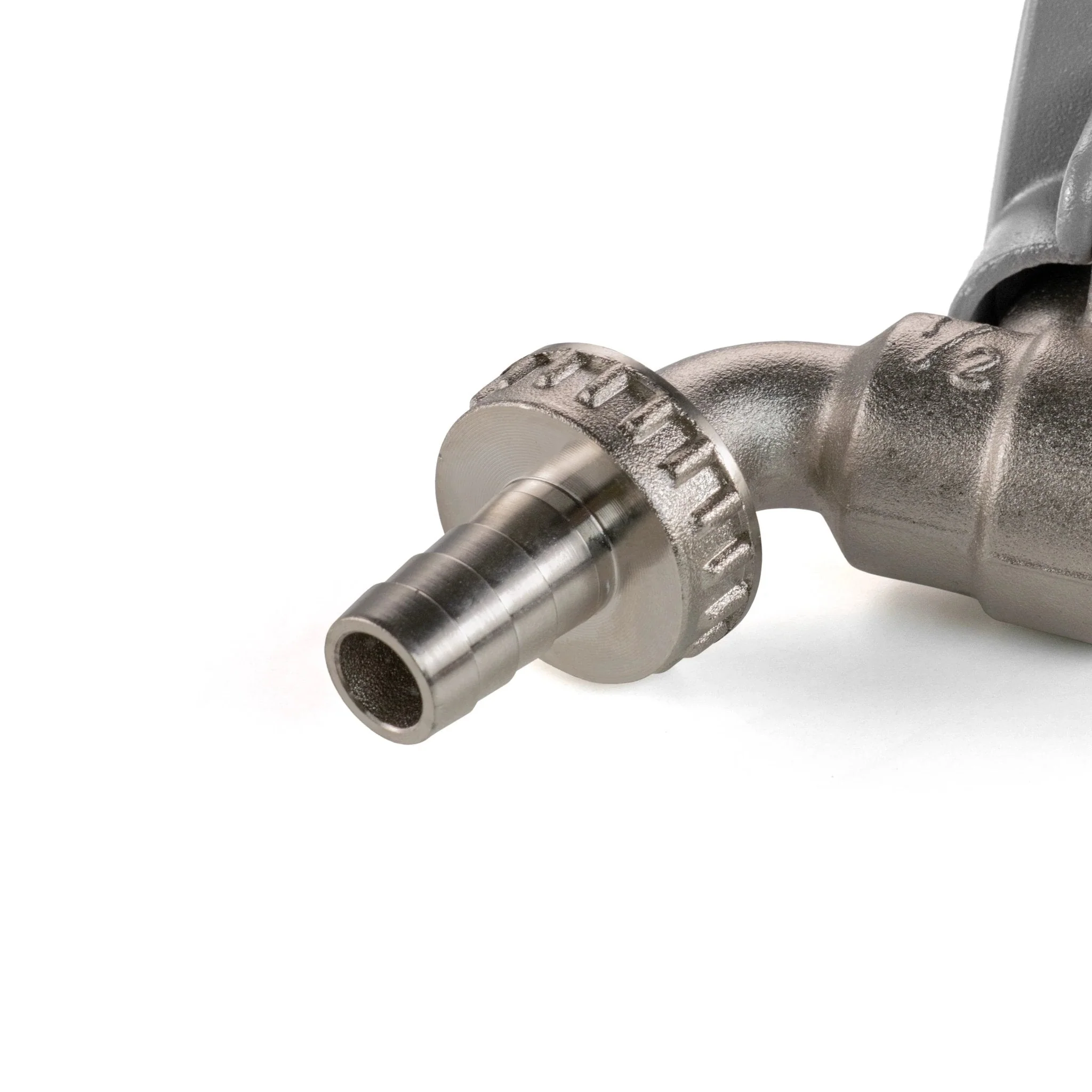 IBC 2" S60X6 - 1/2" BSP Cap with Lever Tap Hose Barb and Side Lock - Image 4