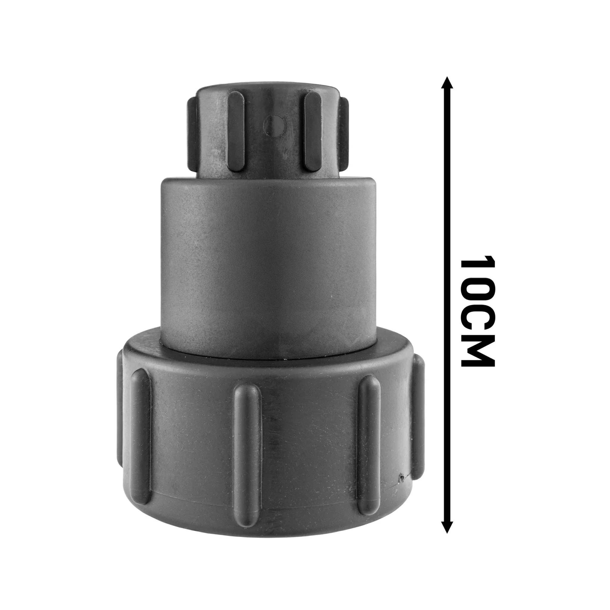 IBC 2" S60X6 - 1/2" BSP Extender Adaptor with Lever Tap Hose Barb and Lever Lock - Image 3