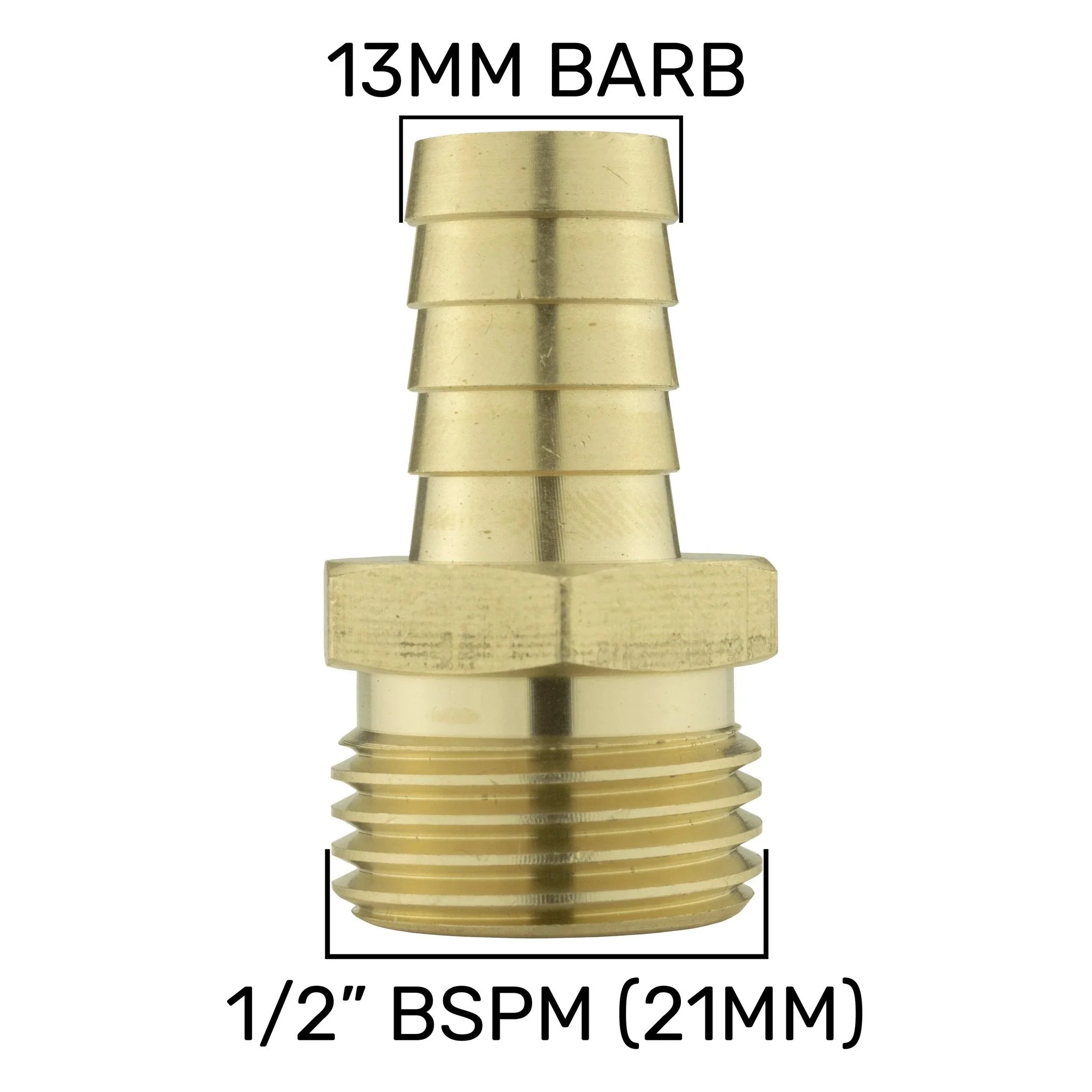 IBC 2” S60X6 Cap with 13mm Brass Barb - Image 9
