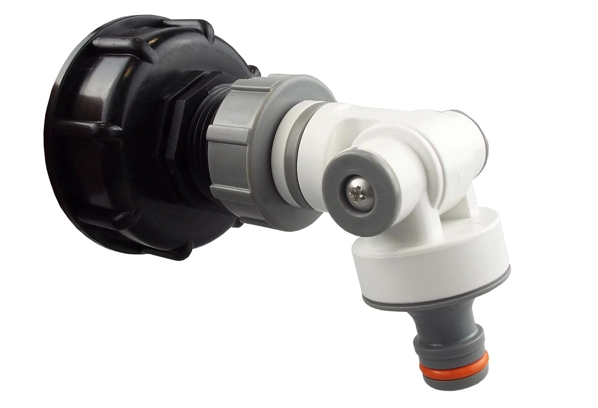 IBC 2” S60X6 Cap with Adjustable Tap Connector WL - Image 2