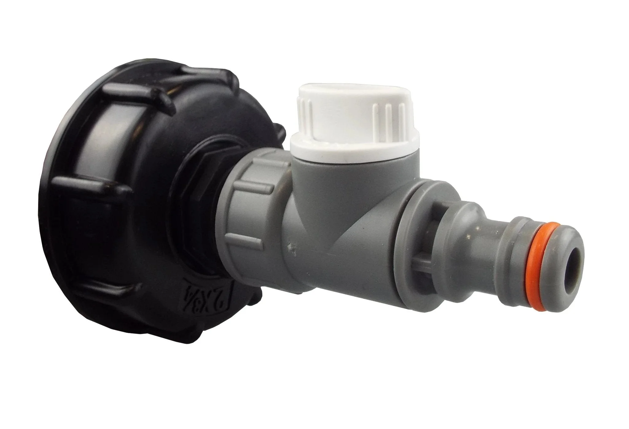 IBC 2” S60X6 Cap with ¾” BSP – Click Lock Valve WL - Image 2