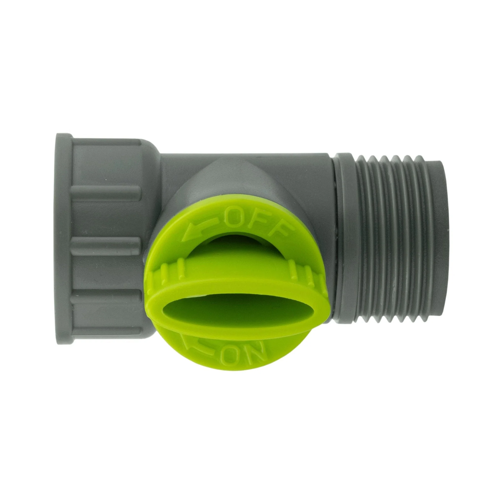 IBC 2” S60X6 Cap with BSP Threaded Valve and Hose Connector Lime - Image 6
