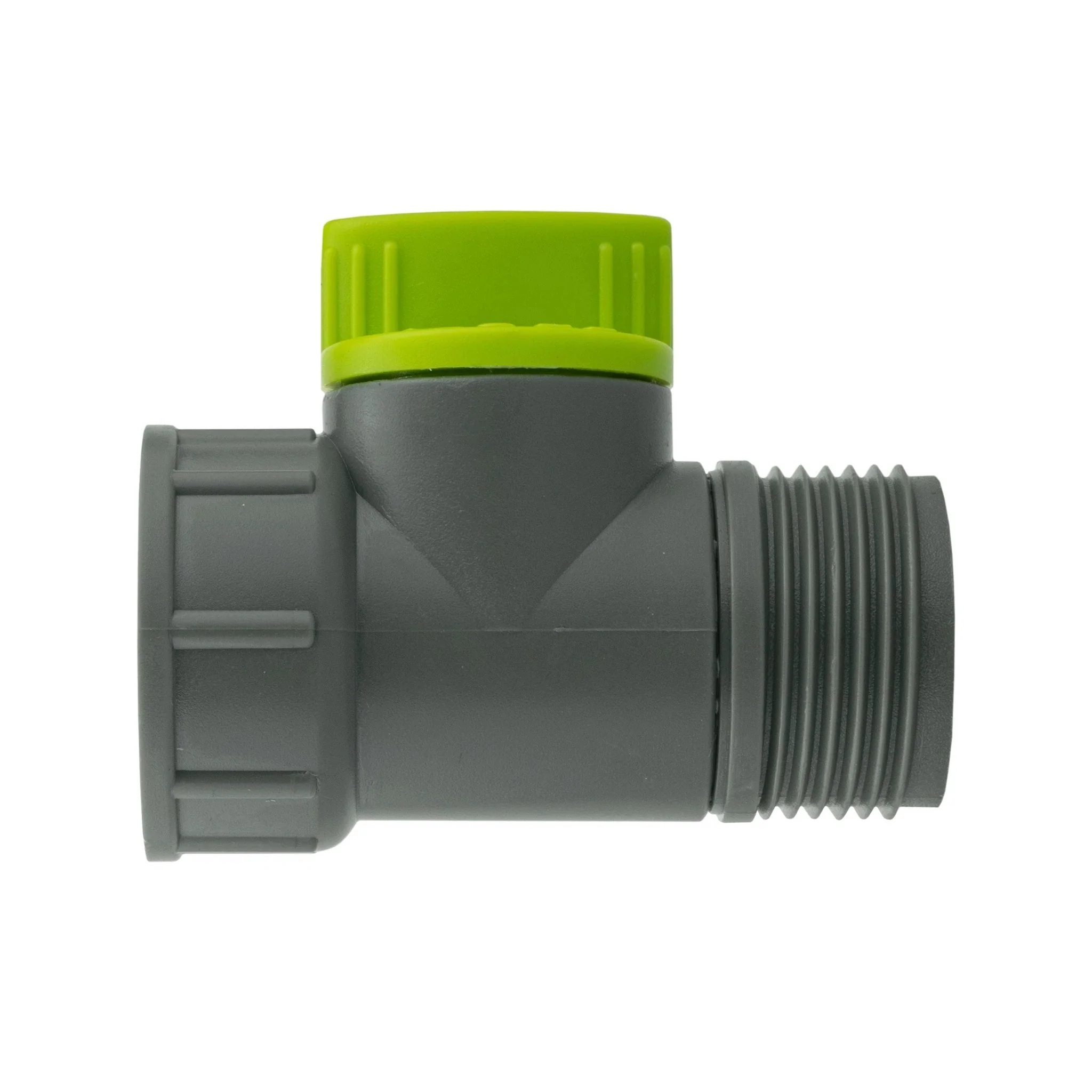 IBC 2” S60X6 Cap with BSP Threaded Valve and Hose Connector Lime - Image 7
