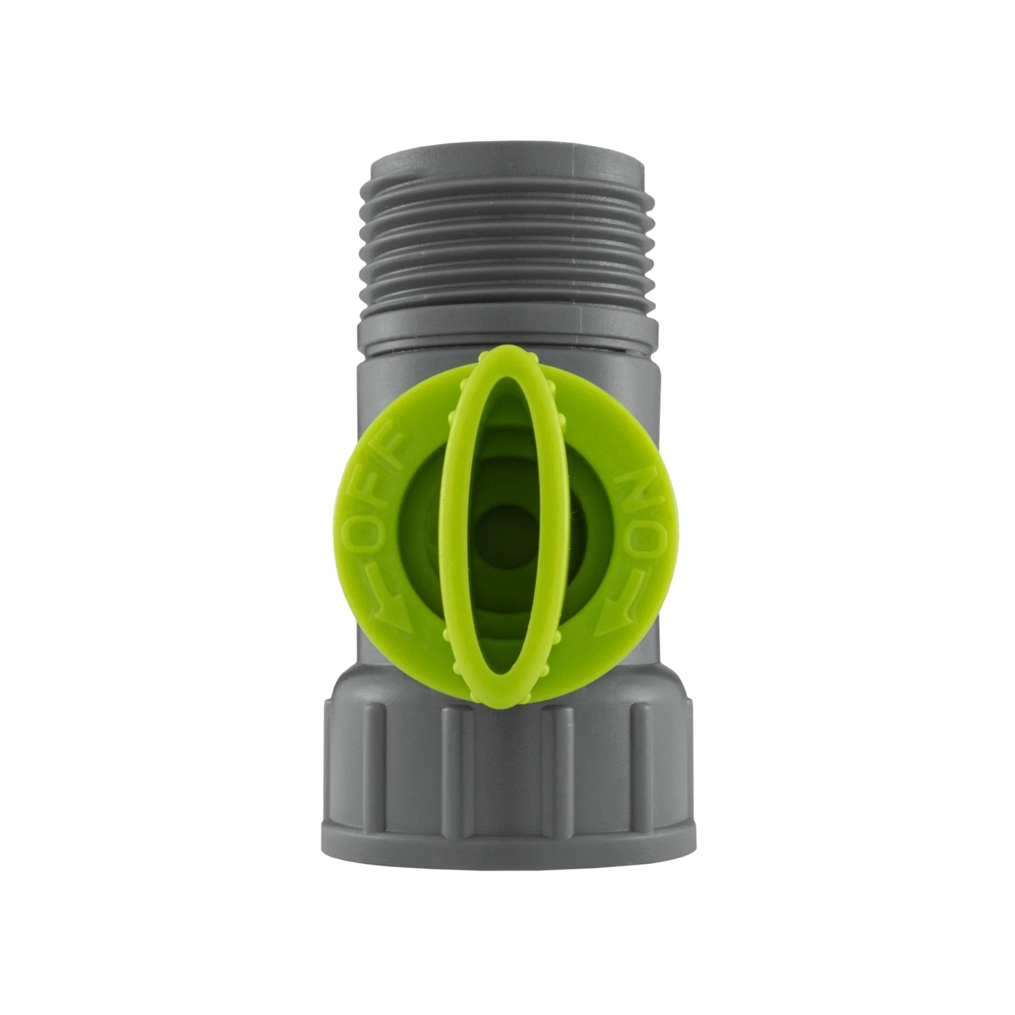 IBC 2” S60X6 Cap with BSP Threaded Valve and Hose Connector Lime - Image 8