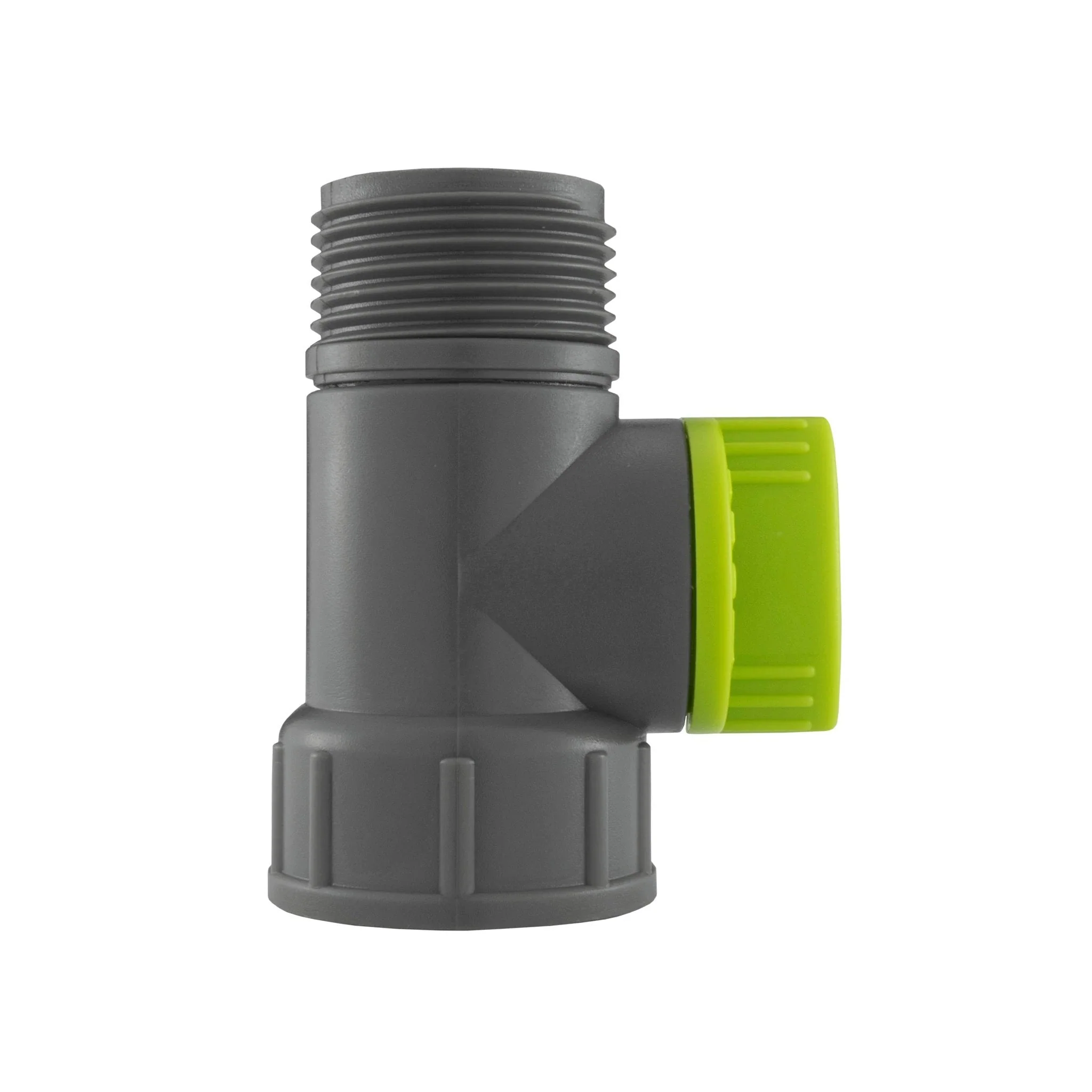 IBC 2” S60X6 Cap with BSP Threaded Valve and Hose Connector Lime - Image 9
