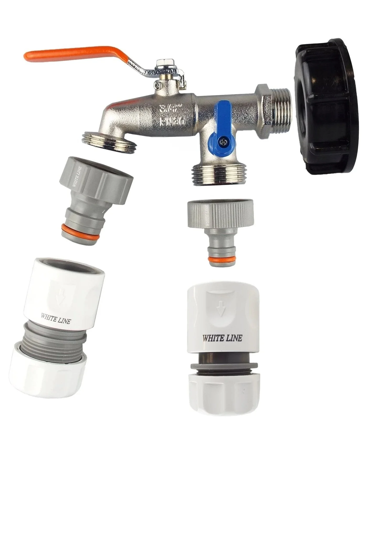 IBC 2” S60X6 Cap with Double Lever Tap, 1 x Max Flo Outlet and 1 x Standard Outlet - Image 21