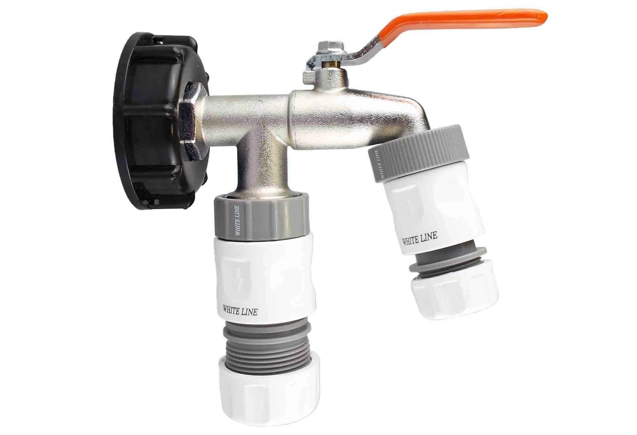 IBC 2” S60X6 Cap with Double Lever Tap, 1 x Max Flo Outlet and 1 x Standard Outlet - Image 4