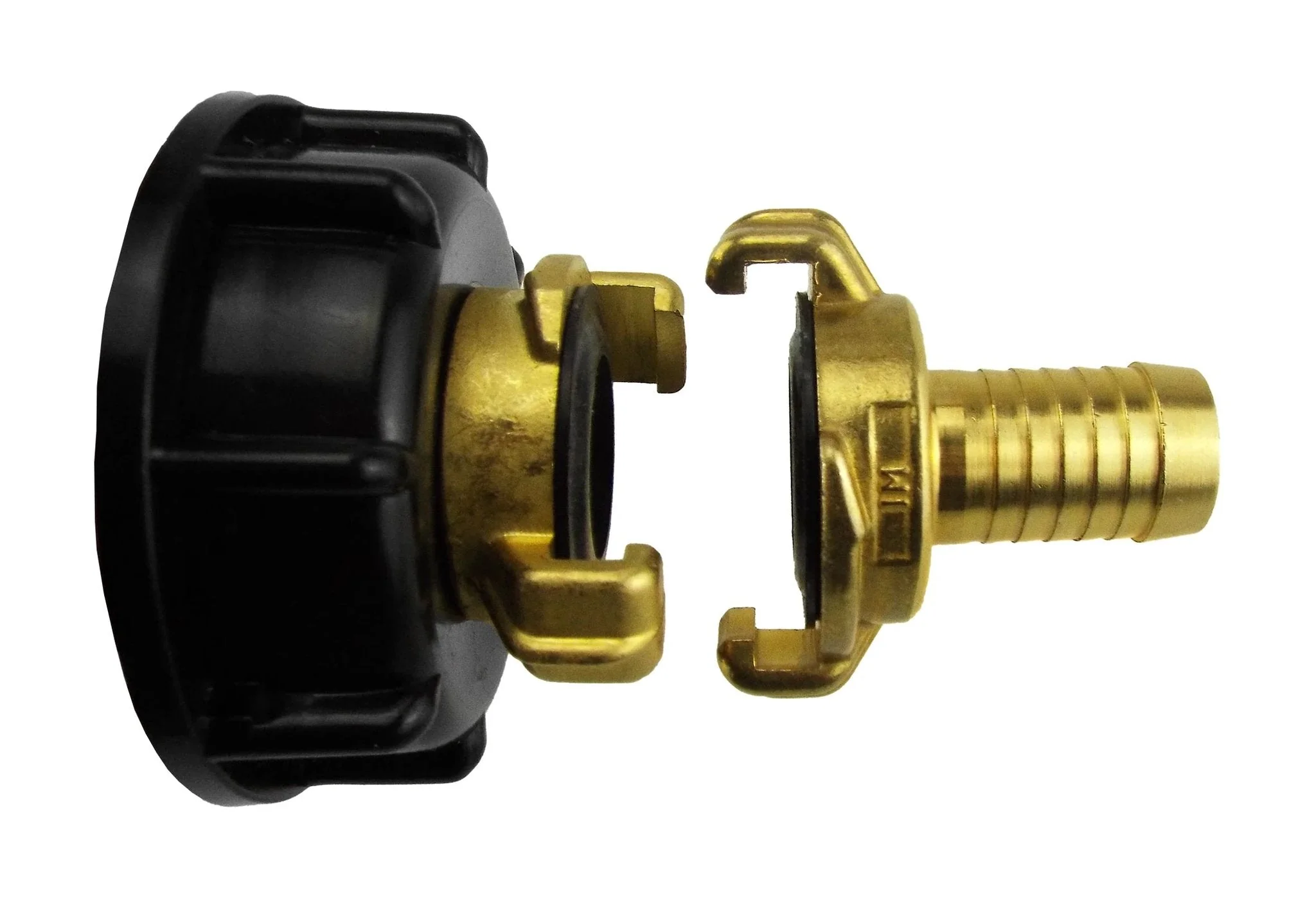 IBC 2” S60X6 Cap with Geka Type Fittings 19mm Barb - Image 3