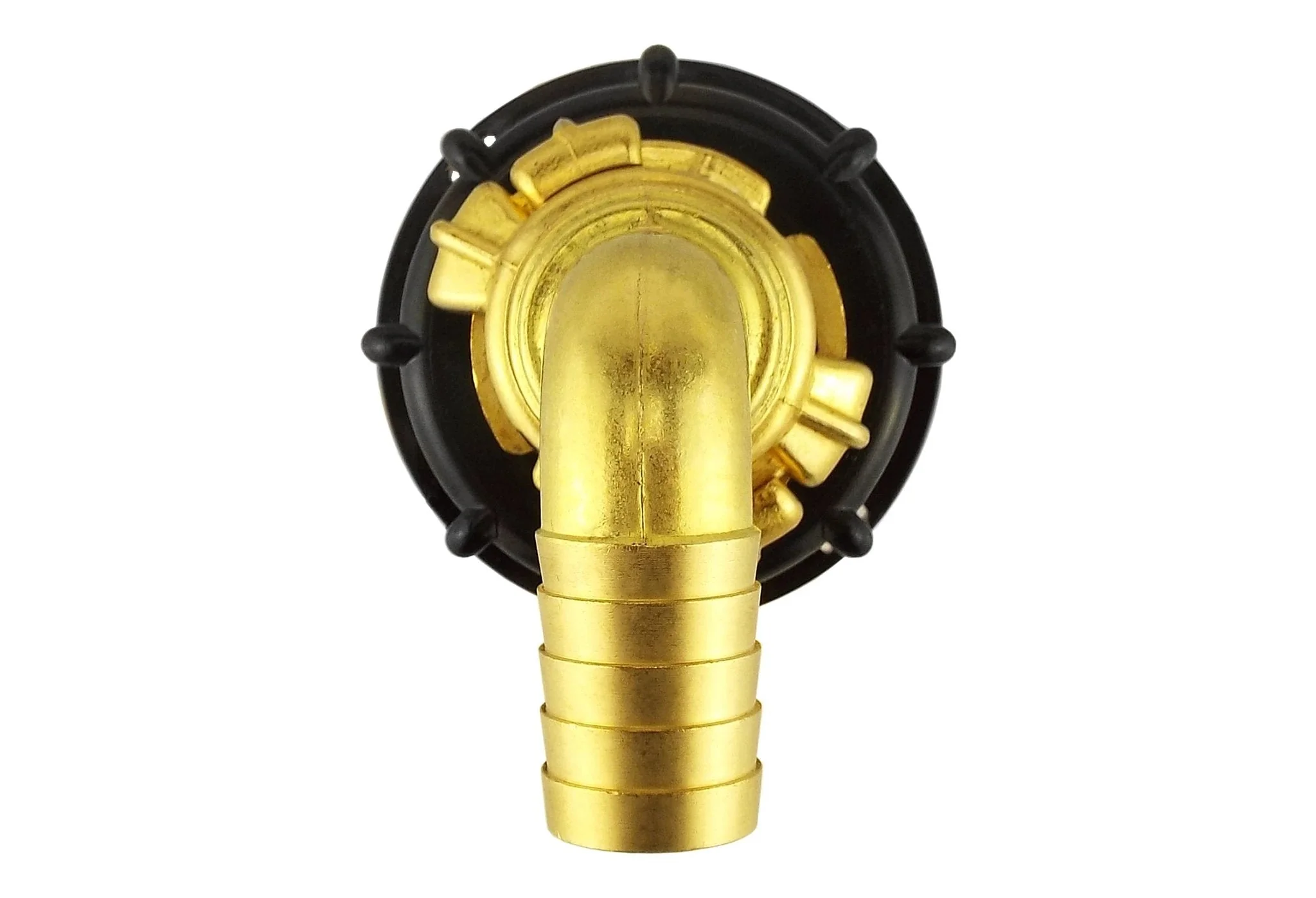 IBC 2” S60X6 Cap with Geka Type Fittings 25mm Barb Swivel Elbow - Image 3