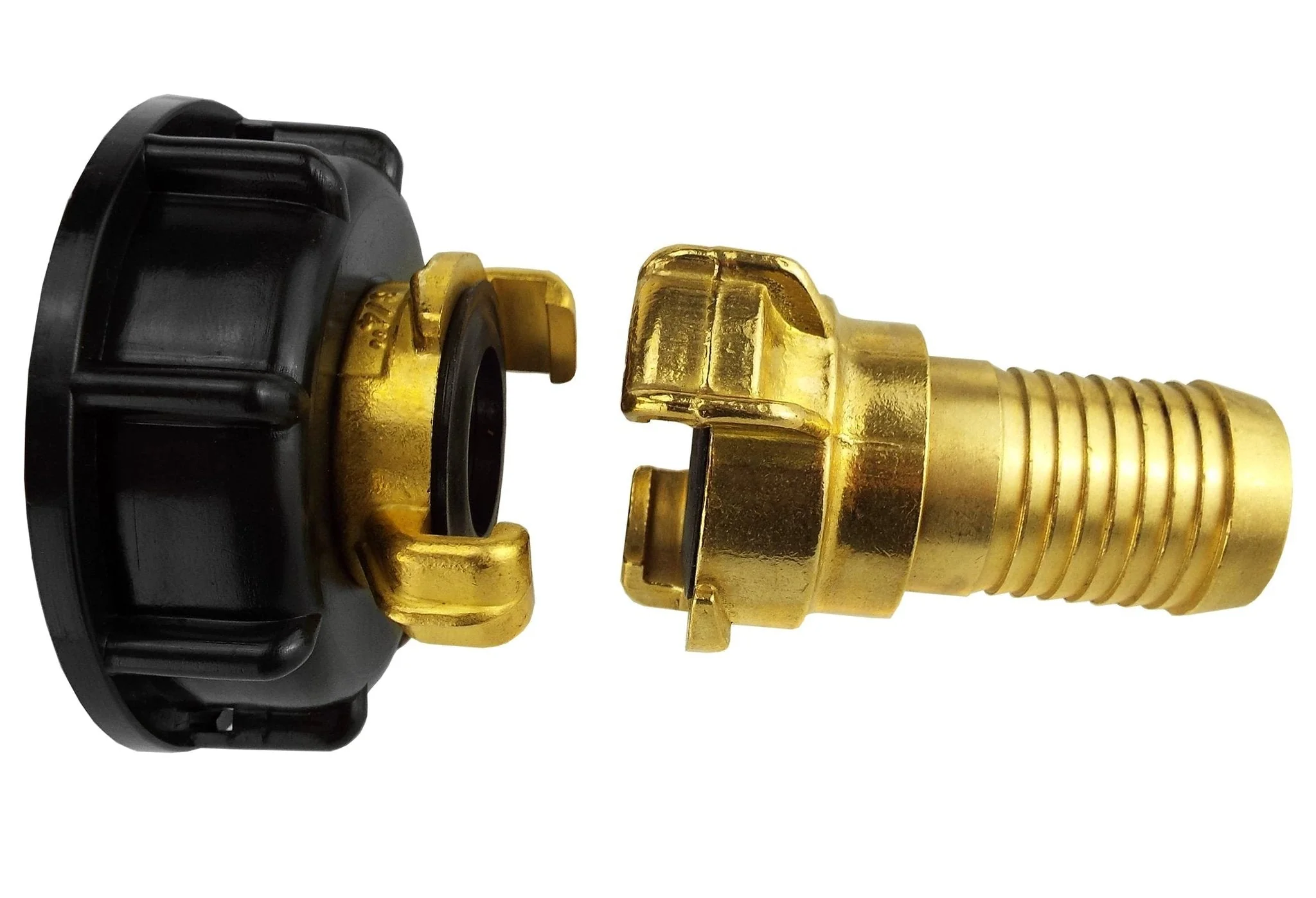 IBC 2” S60X6 Cap with Geka Type Fittings 25mm Swivel Barb - Image 2