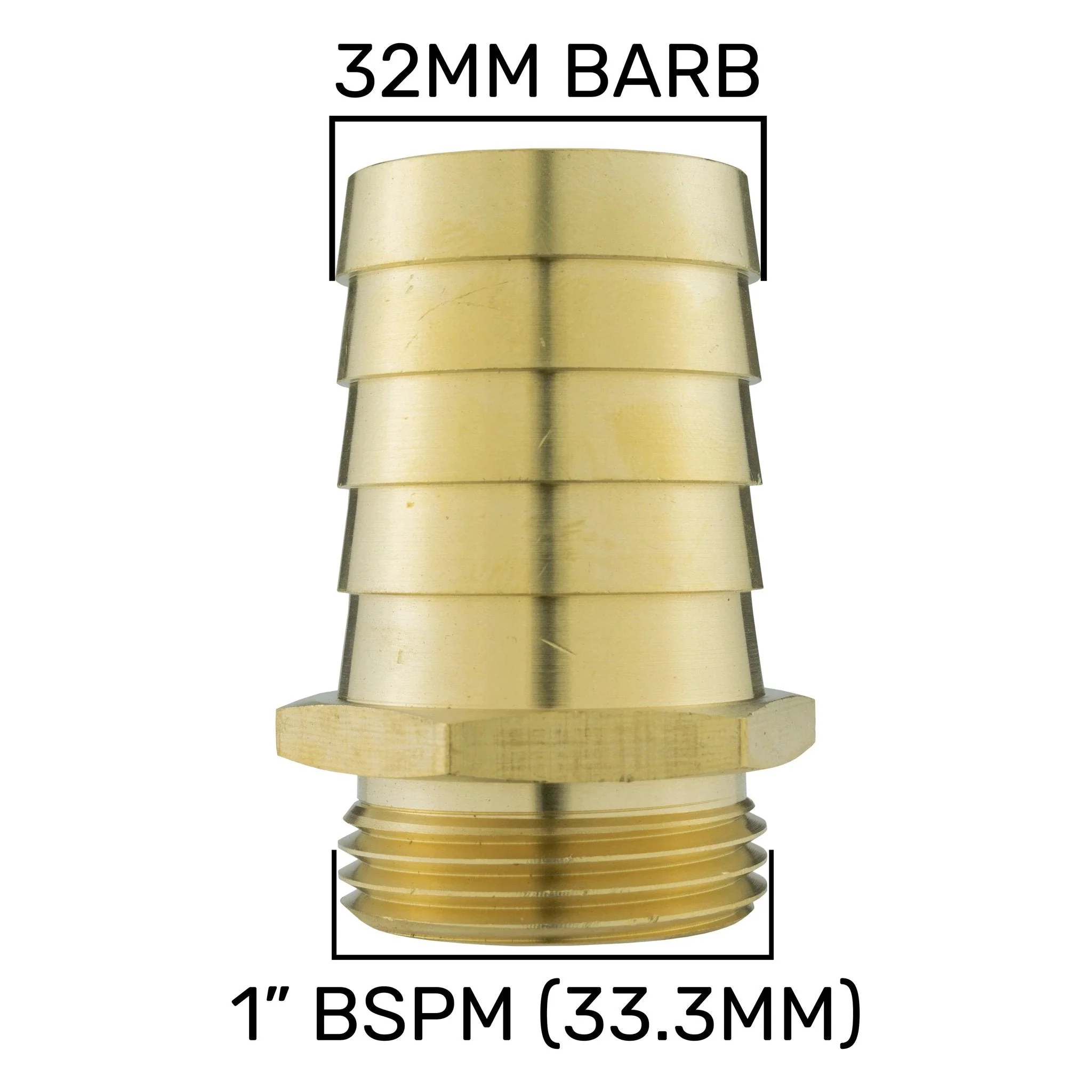 IBC 2” S60X6 Cap with Lever Valve and 32mm Brass Barb - Image 8