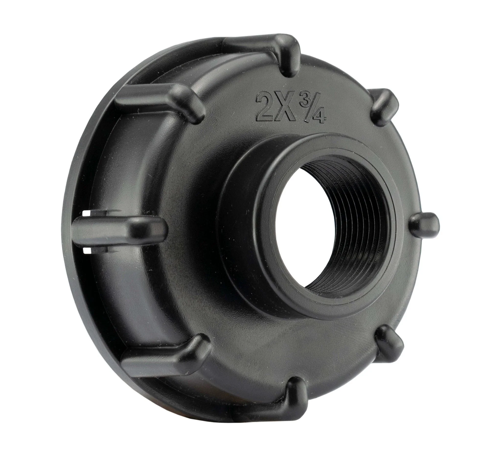 IBC 2” S60X6 Cap with Threaded Hose Fitting, Double Male and Hose Connector Lime - Image 7