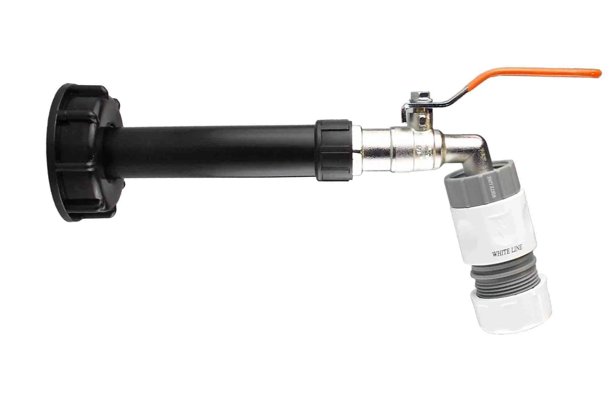 IBC 2” S60X6 Cap with Water Filter, Lever Tap and Max Flo Hose Connectors Set - Image 14