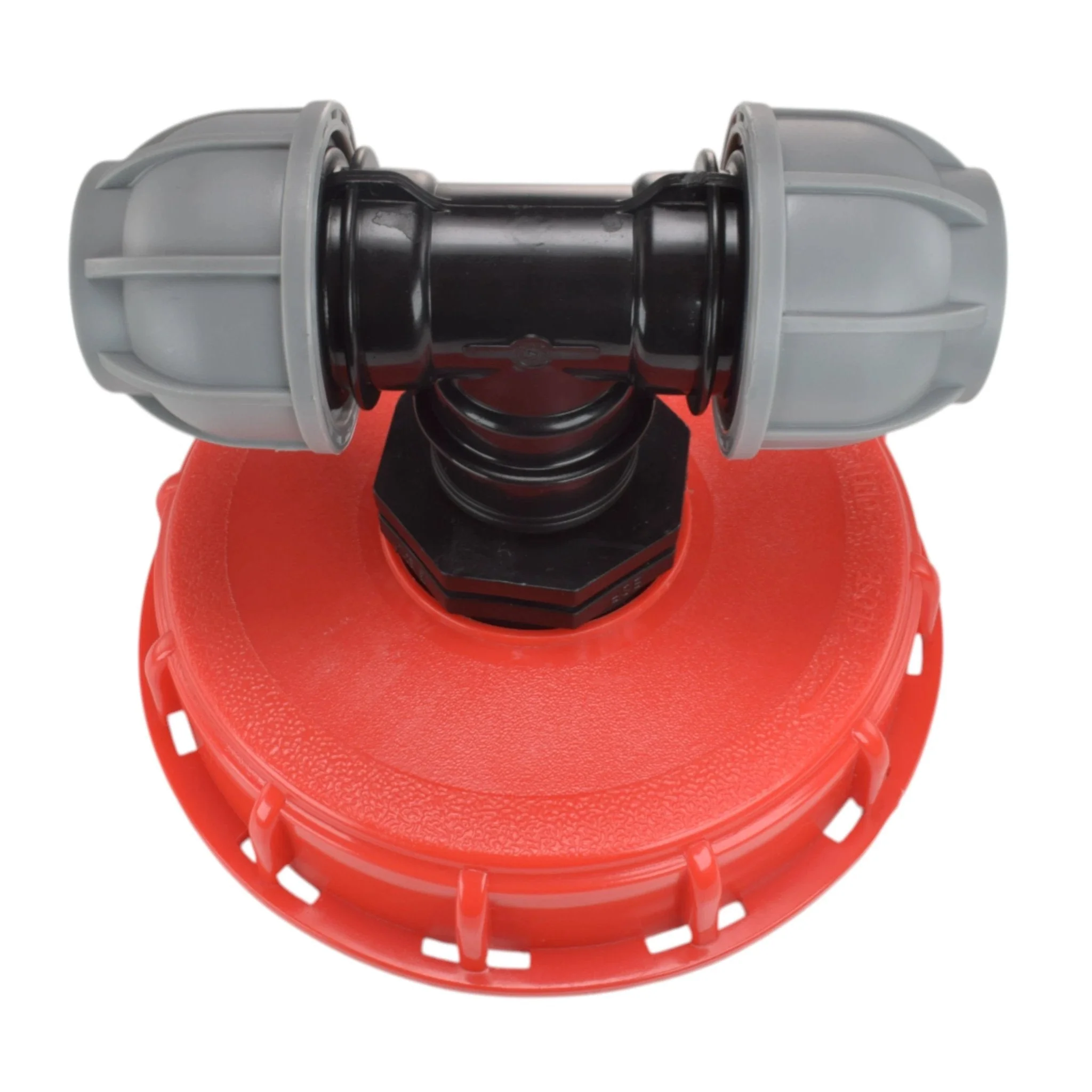 IBC 6-inch Cap Kit with 32mm MDPE Tee - Image 4