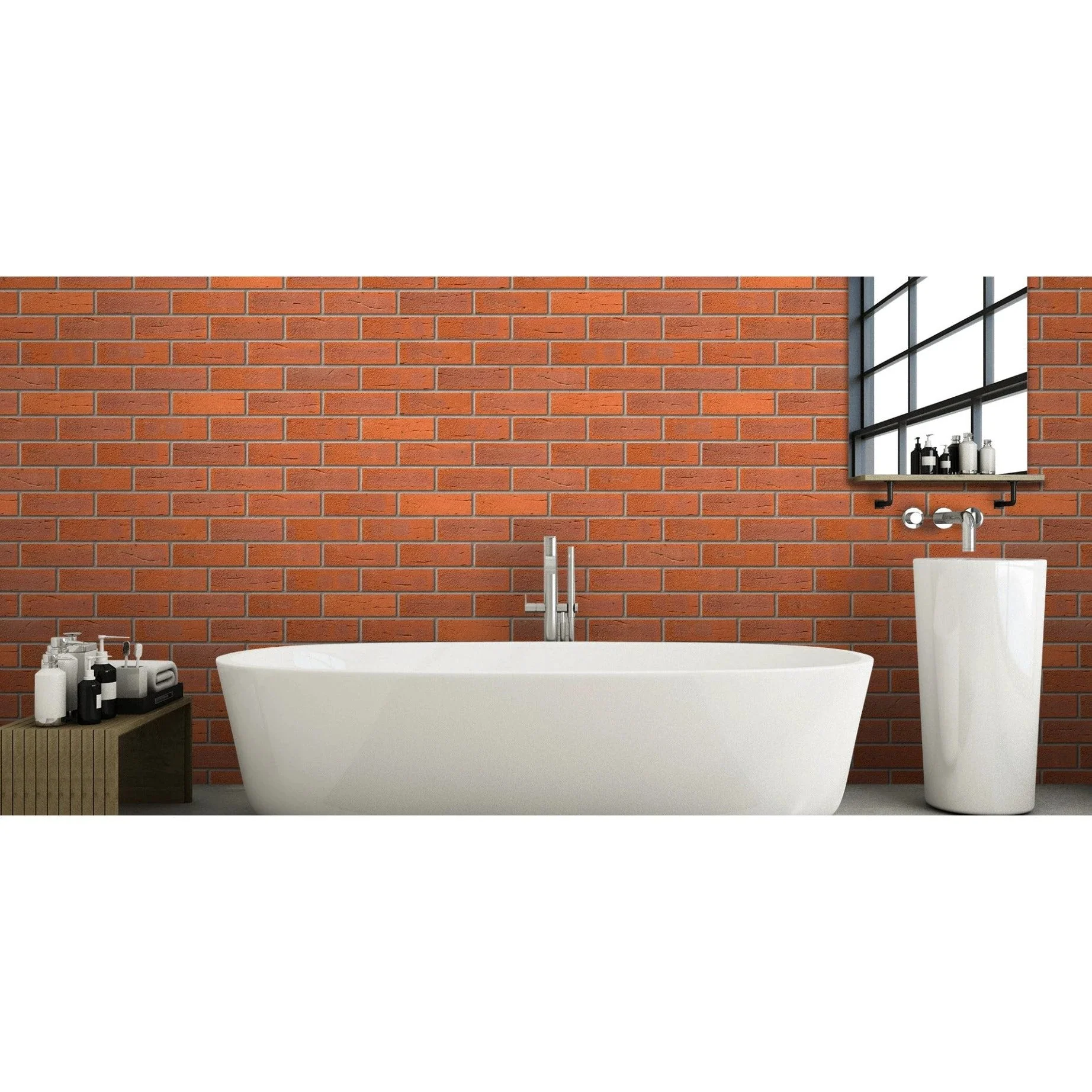 Ibstock Surrey Red Multi Brick 65mm - Image 6