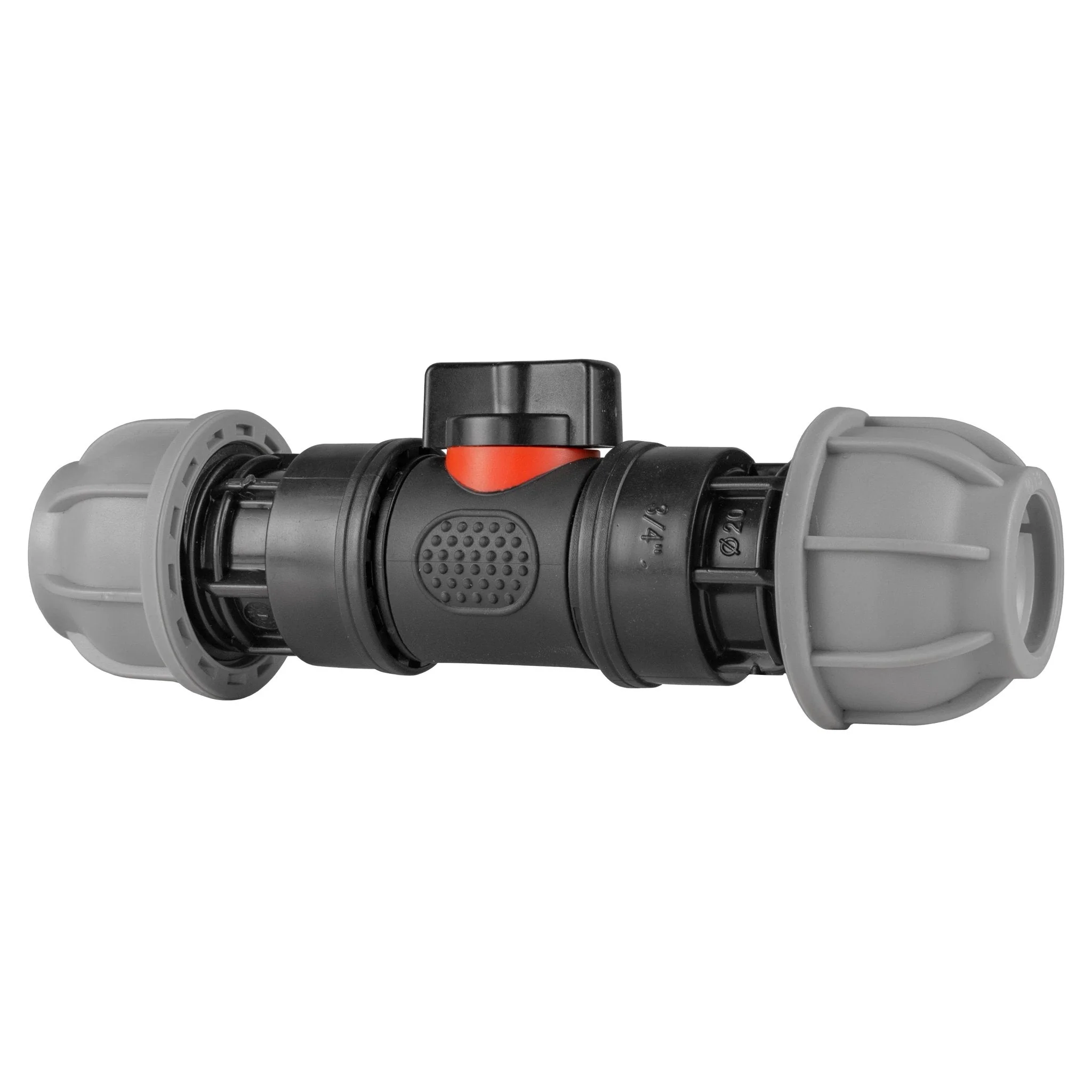 In-Line BSPM Valve with 2 x 20mm MDPE Straight Connectors - Image 2