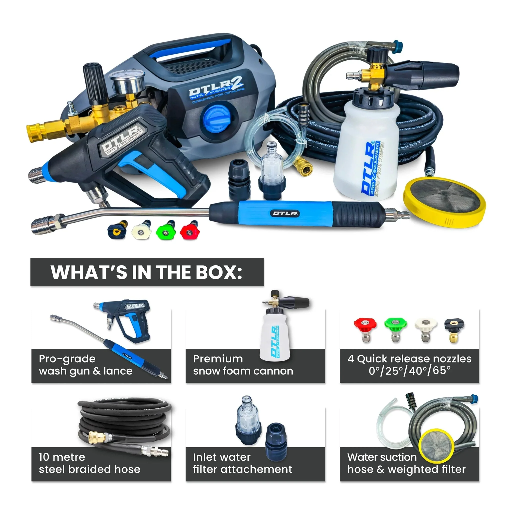 Kiam® DTLR 2 LITE® Electric Pressure Washer 150 Bar 8.45 LPM - Image 12