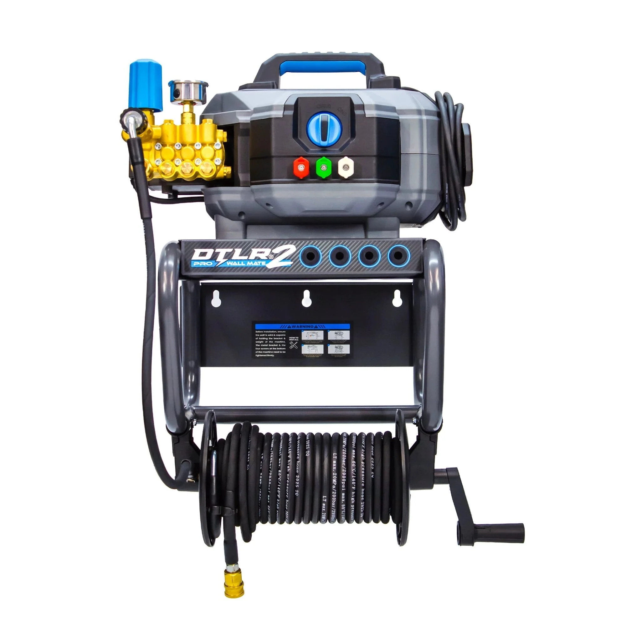 Kiam DTLR2 PRO® Wall Mount Frame and Hose Reel - Image 3
