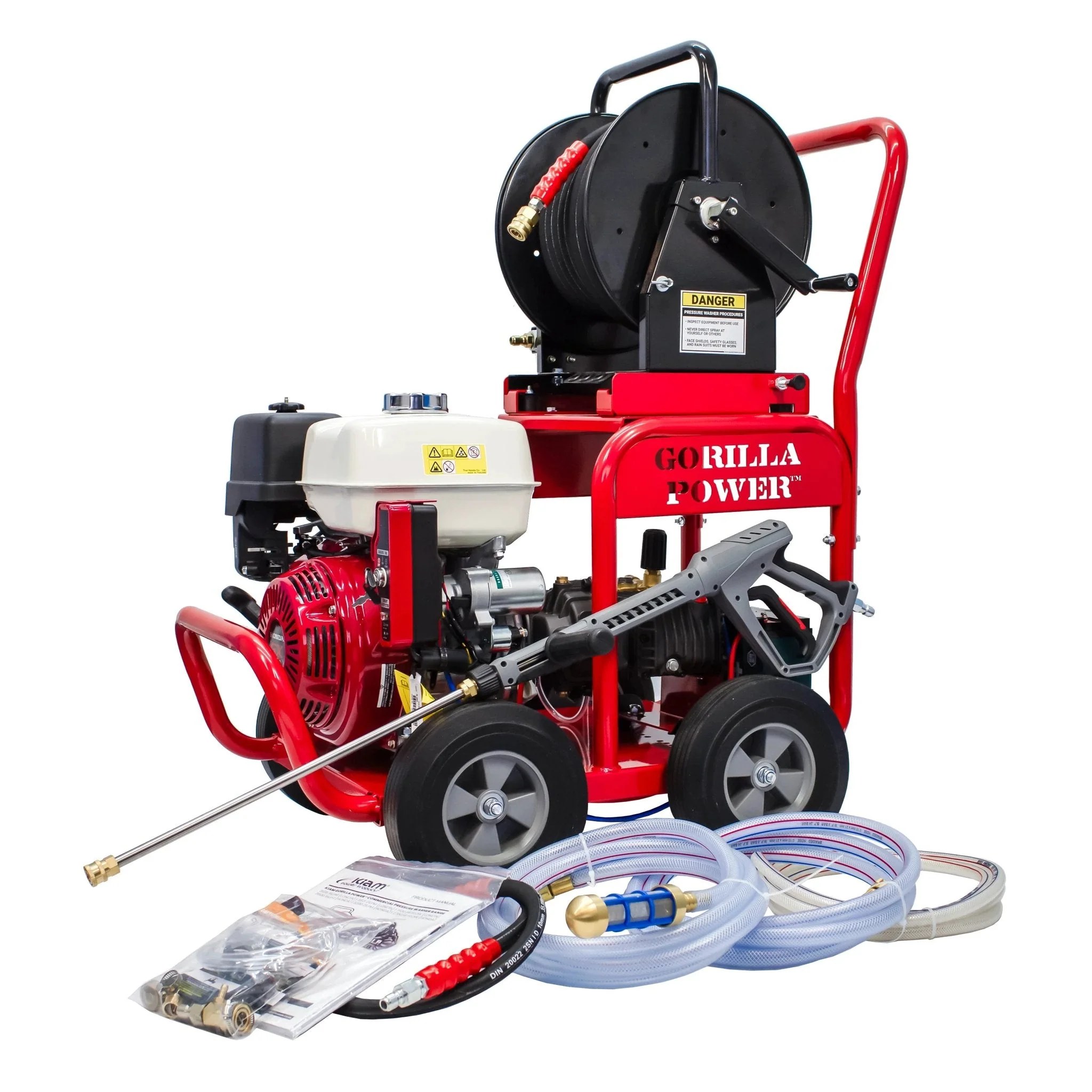 Kiam GORILLA POWER® 2700PSI 25LPM 13HP Petrol Pressure Washer Honda GX390 Engine - Image 8