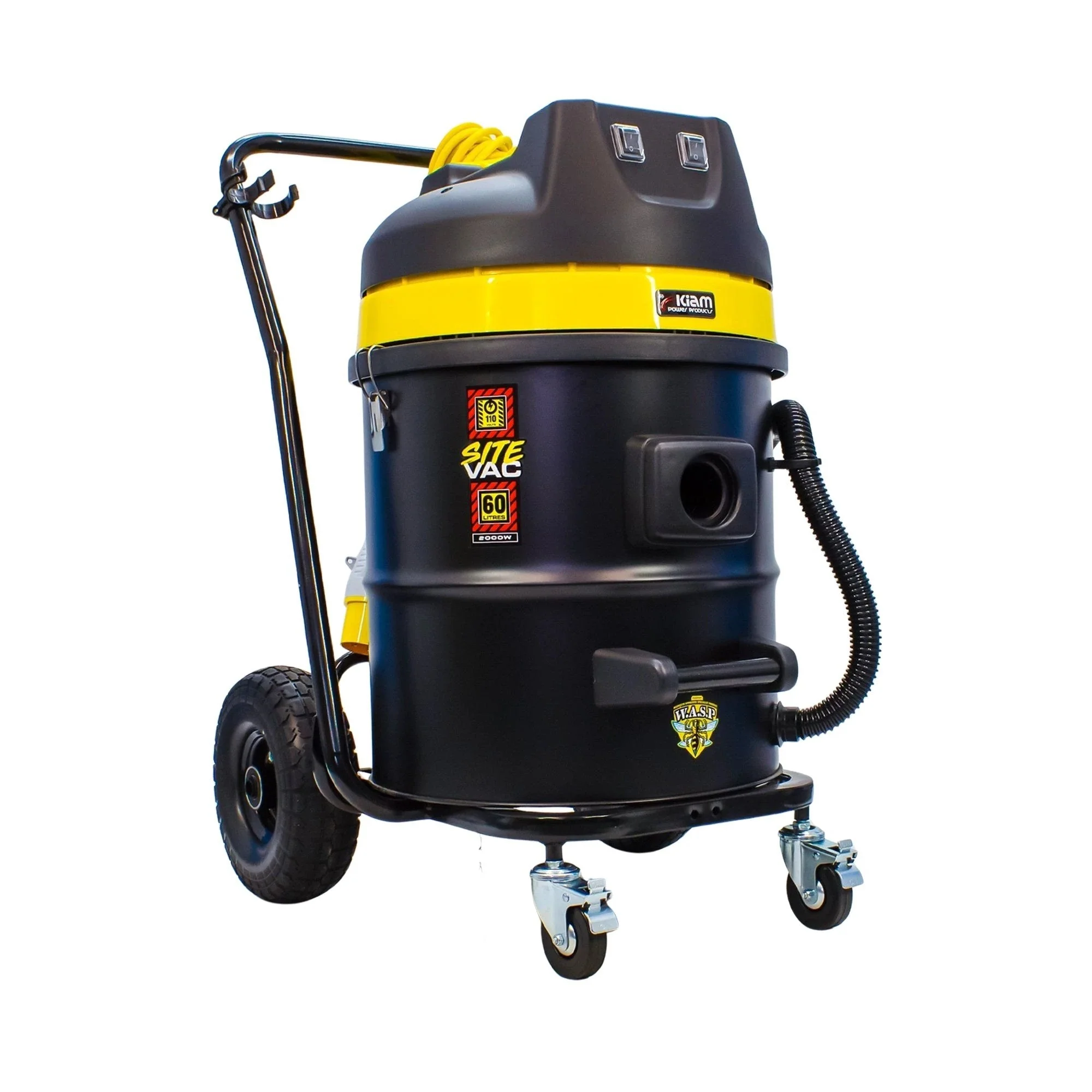 Kiam SiteVac 110V L-Class 2000W Vacuum Cleaner 60L W.A.S.P - Image 3