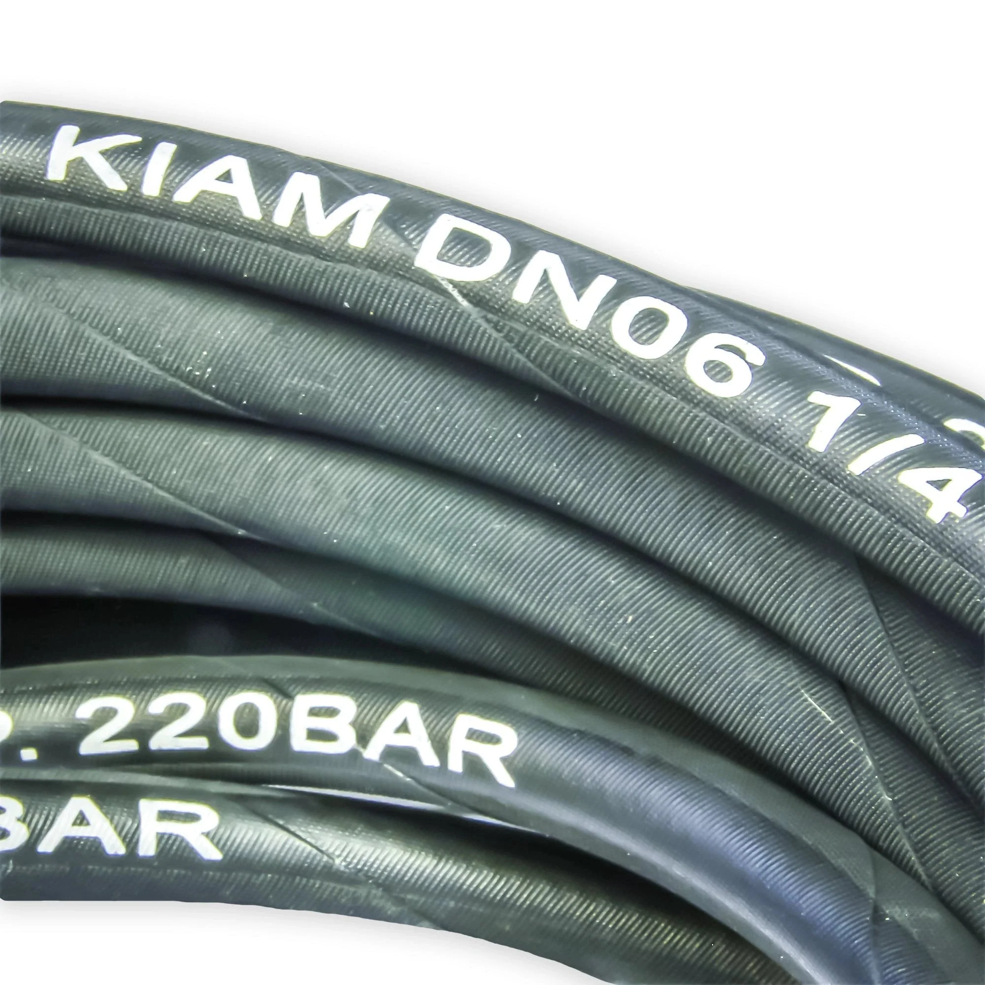 M22 Female - M22 Female Heavy Duty 1/4" Rubber Pressure Washer Hose - Image 4