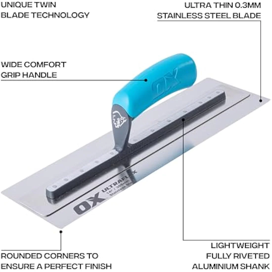 OX Pro UltraFlex Finishing Trowel - Image 2
