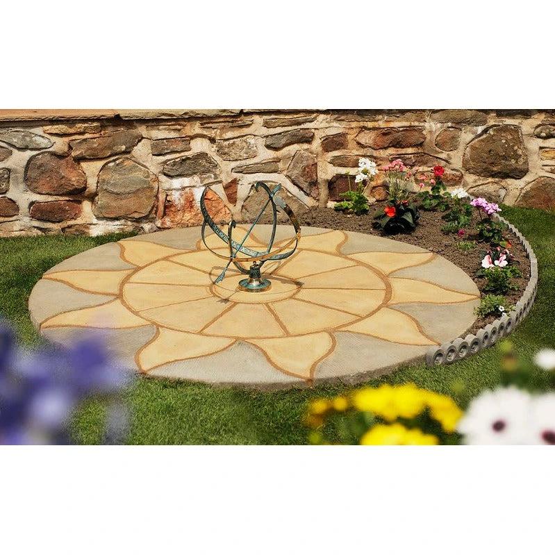 Patio Circle Kit Aurora Concrete Paving Antique Grey / Barley - Image 4