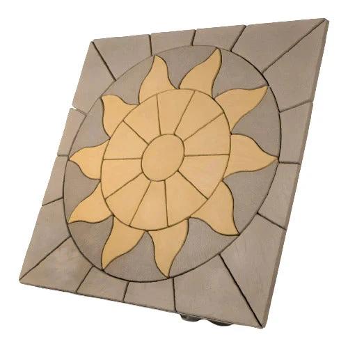 Patio Circle Kit Aurora Concrete Paving Antique Grey / Barley - Image 5