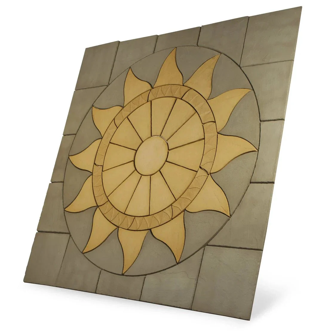 Patio Circle Kit Sun Circle Concrete Paving 2.56m Antique Grey - Image 4