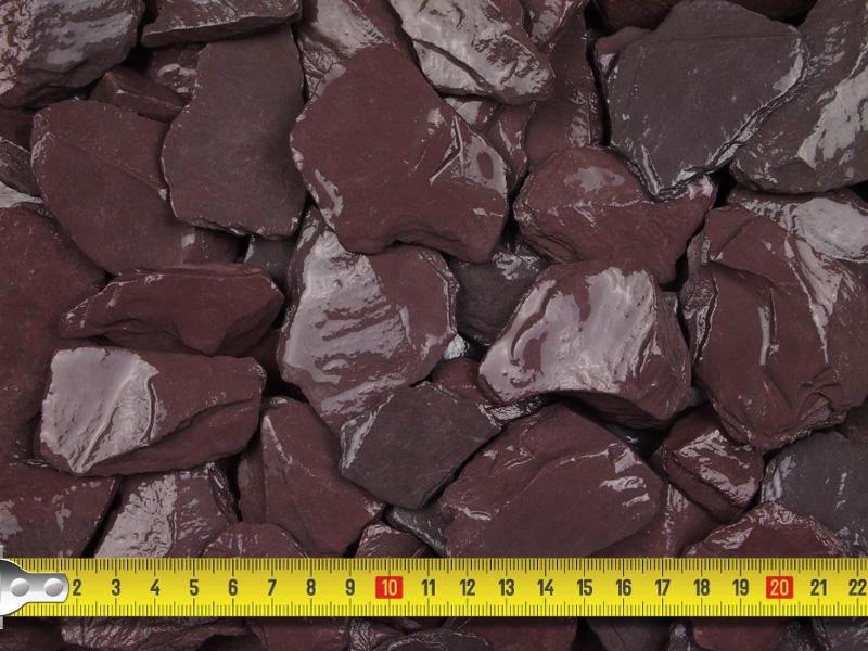 Plum Welsh Slate Chippings 40mm - 800kg Bulk Bags - Image 2