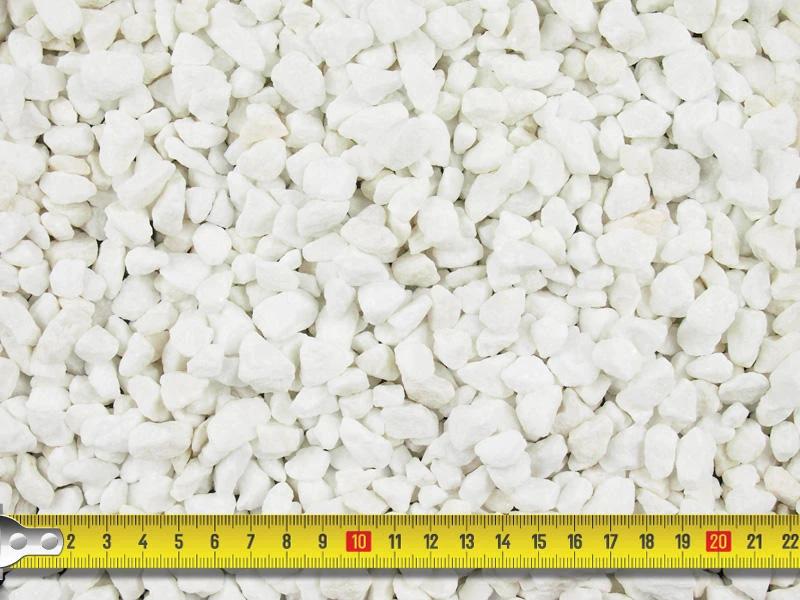 Polar White Spanish Marble Gravel 10mm - 800kg Bulk Bag - Image 3