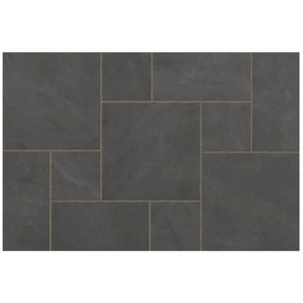 Eden Slate Porcelain Patio Pack Paving Slabs, 144 Pieces 21.54m2 - Image 4