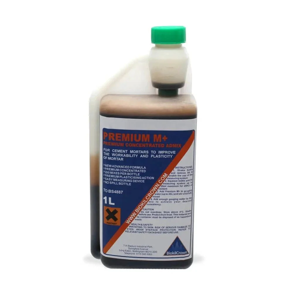 Premium M+ - Ready-Mixed Salt-Resistant Renovating Plaster - Biokil Crown