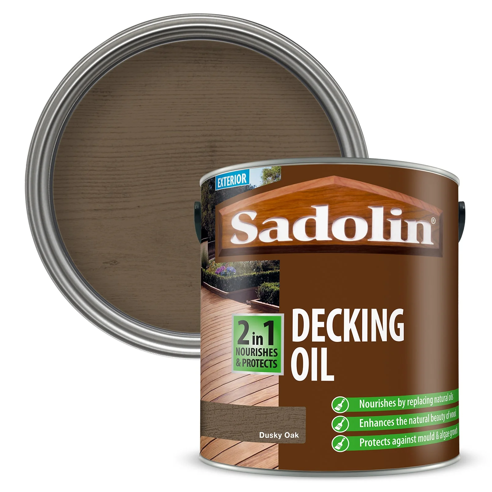 Sadolin 2 In 1 Decking Oil - 2.5 L - Image 3