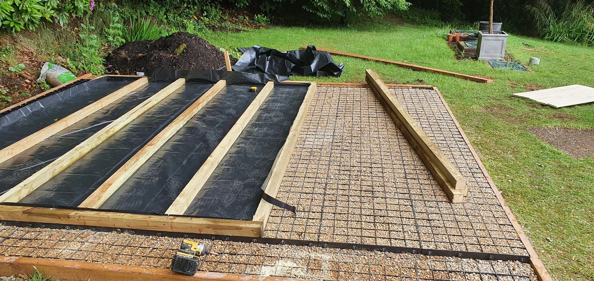 Shed Base Grid 500mm x 500mm x 40mm Recycled Plastic Shed Base Kit for Fast, Easy Foundation Installation Eco Friendly - Image 3