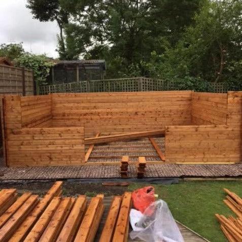 Shed Base Grid 500mm x 500mm x 40mm Recycled Plastic Shed Base Kit for Fast, Easy Foundation Installation Eco Friendly - Image 4