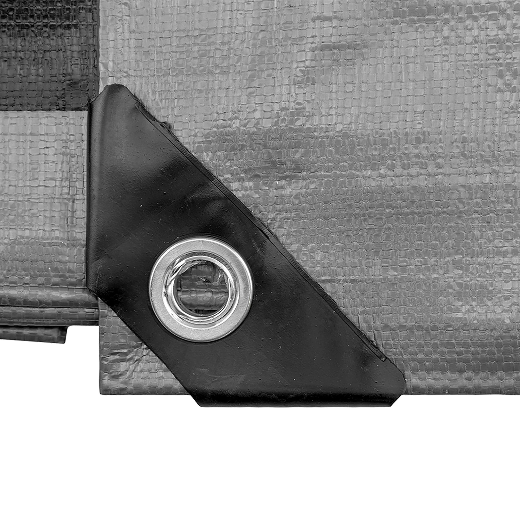 Silver XL-Grade Tarpaulin with 10 Metres of 6mm Bungee Rope - Image 11