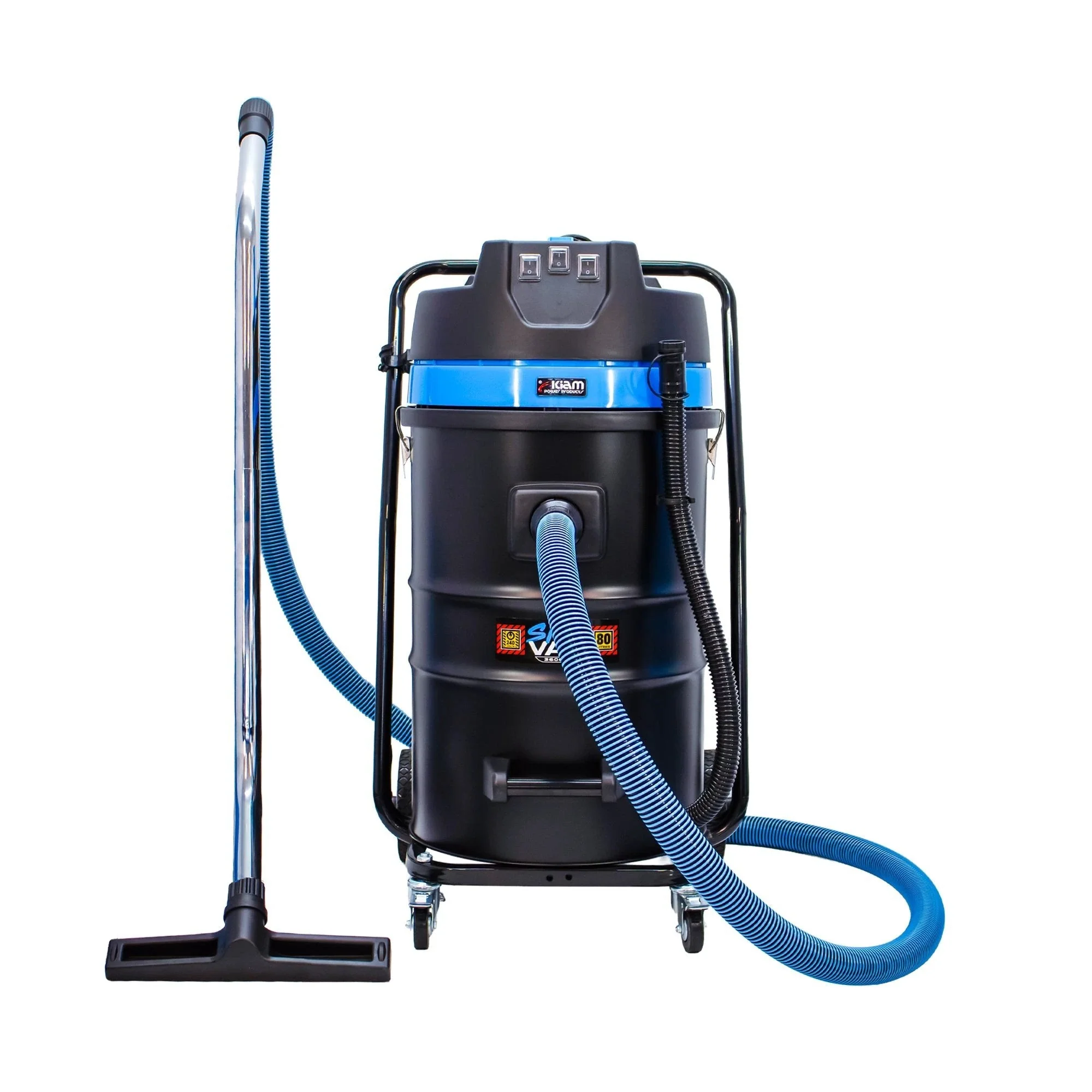 SiteVac KV80-3F – Triple Motor Warehouse Vacuum (3600W) with Front-Mounted Squeegee - Image 7