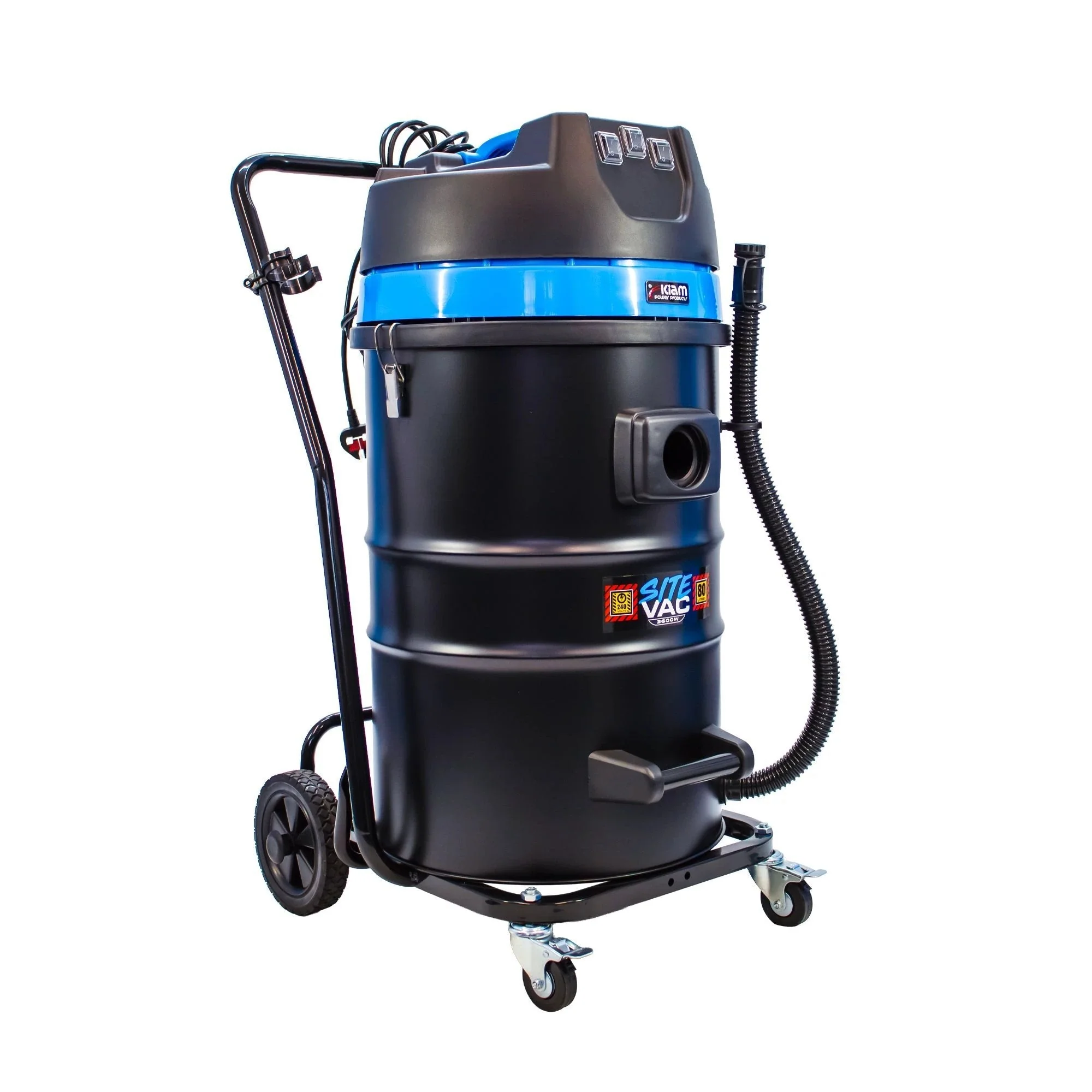 SiteVac KV80-3F – Triple Motor Warehouse Vacuum (3600W) with Front-Mounted Squeegee - Image 8