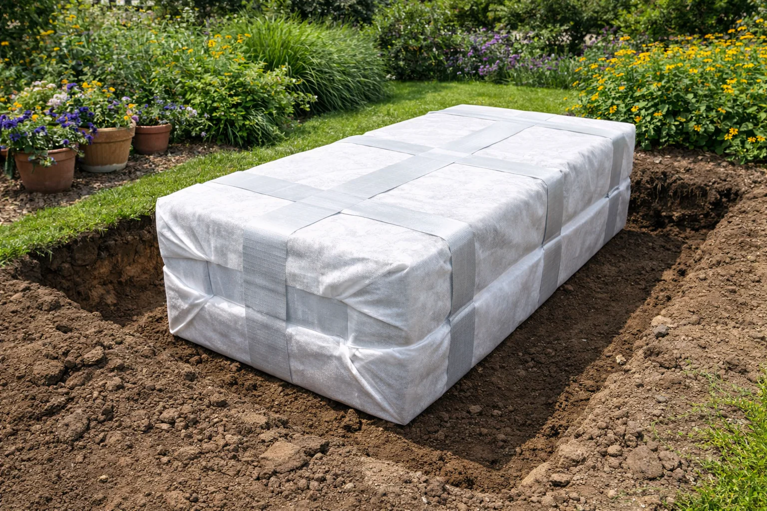 Soakaway Kit Polystorm PSM1A Crate 190L - Geotextile & Joining Tape - Image 8
