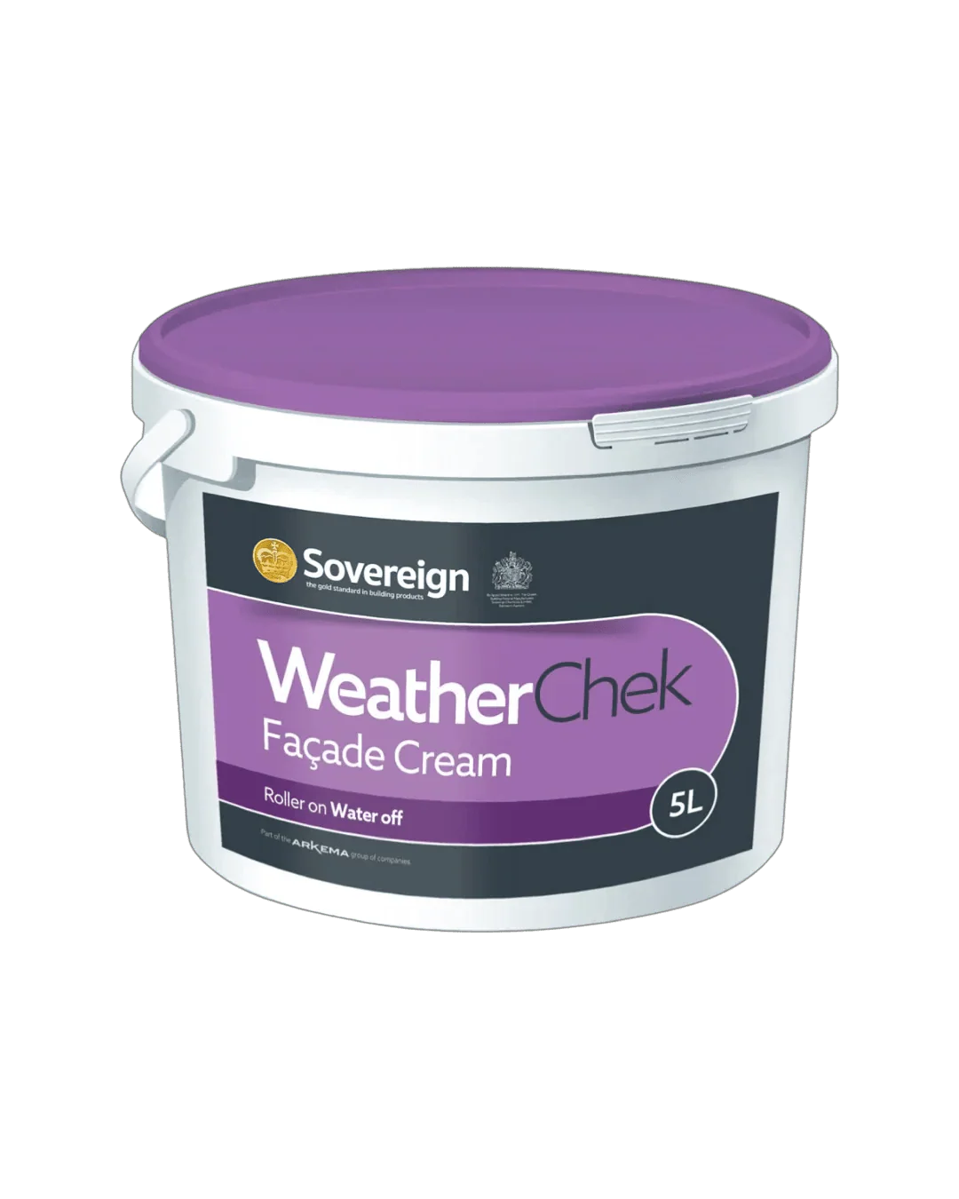 Sovereign 5L Weather-Chek Facade Cream Long Lasting Water Repellent for Brick, Stone & Masonry