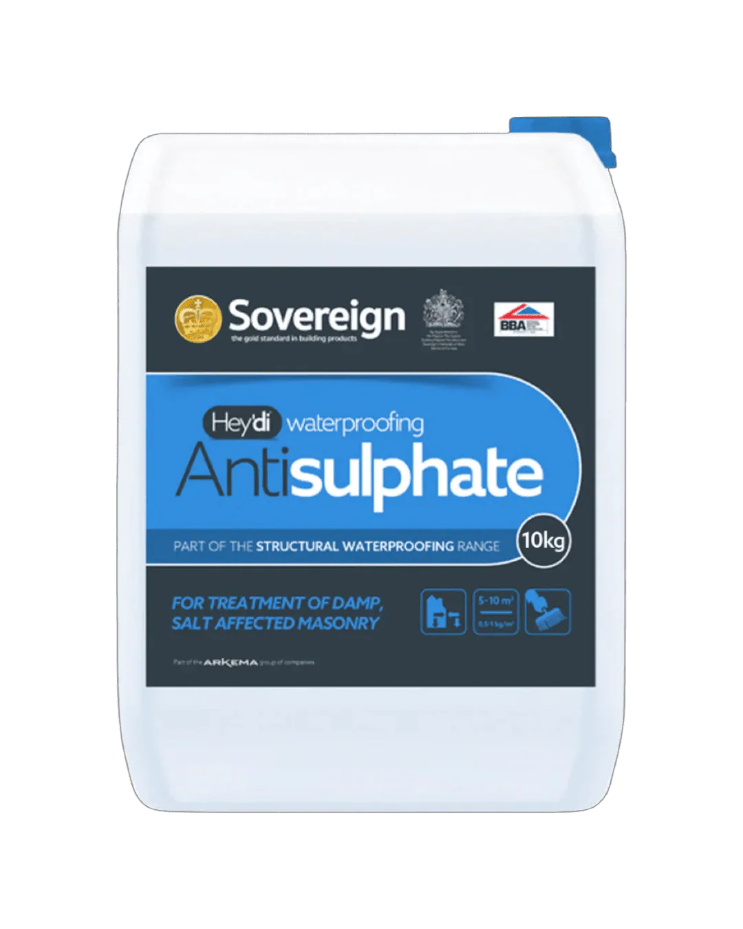Sovereign Hey’di Antisulphate  Advanced Salt Neutralising Treatment for Damp & Salt‑Affected Masonry