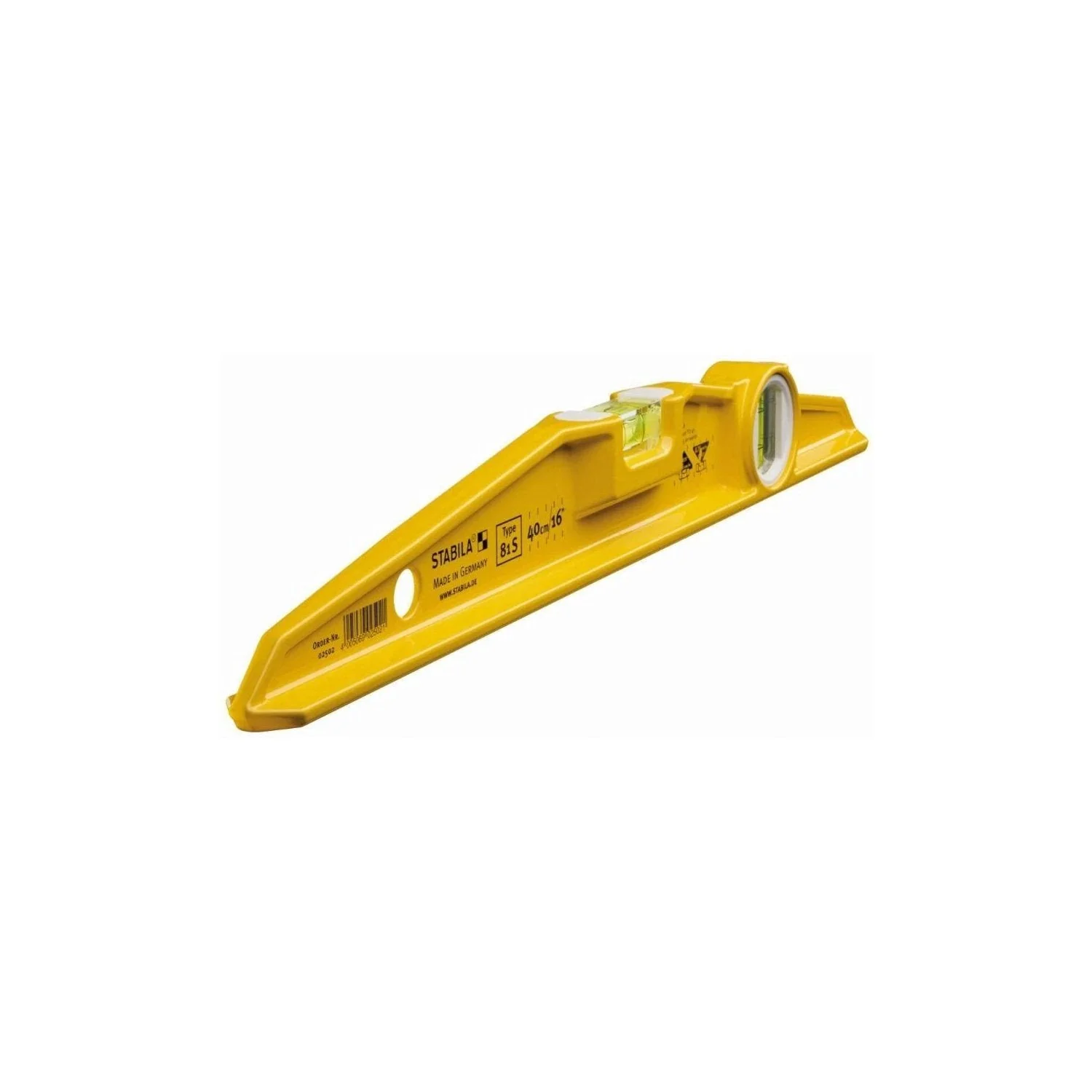 Stabila Bevelled Shaped Spirit Level 81 S