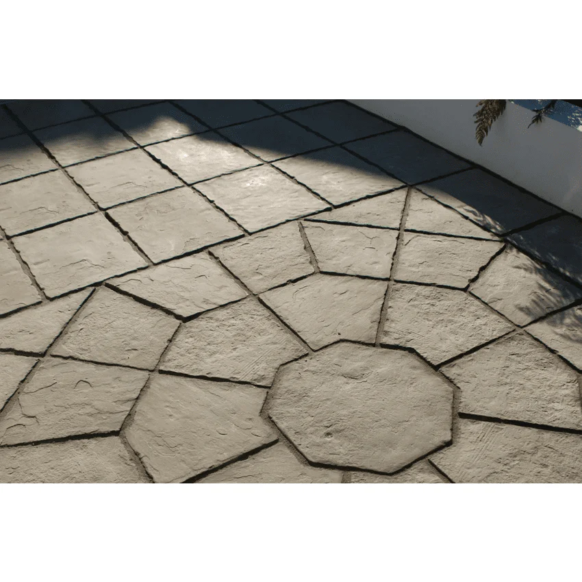 Stratford Octagon Concrete Paving Patio Kit Antique Grey 5.06m2 - Image 3