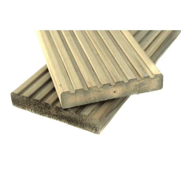 Treated Timber Decking Board 145mm x 27mm Finished Size - Image 3