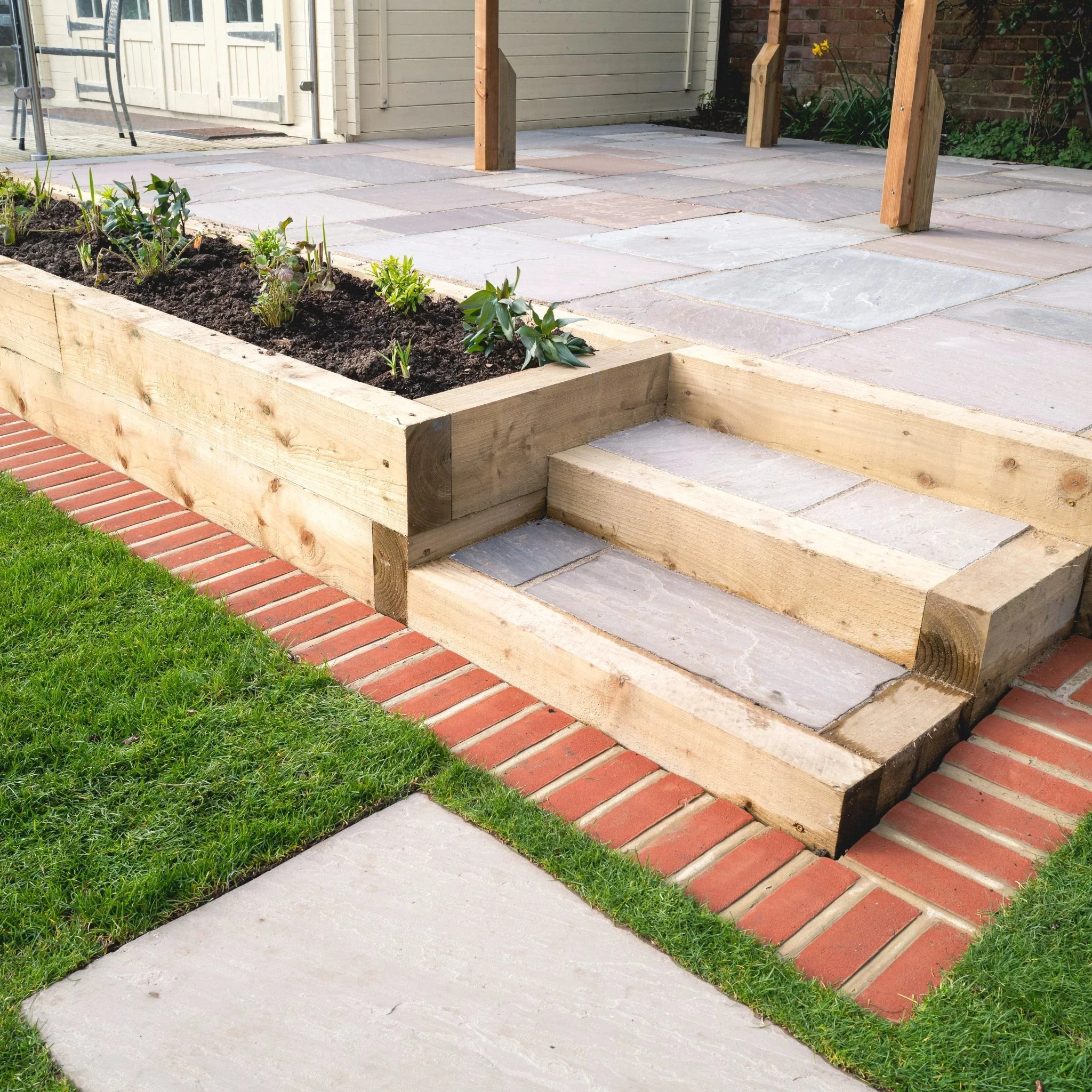 Treated Softwood Railway Sleepers Garden - 100mm x 200mm - Image 13