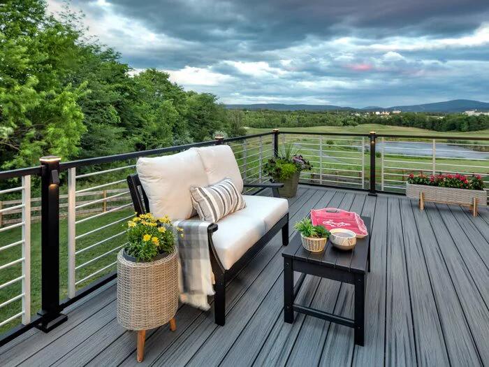Trex Decking Board Composite Grooved 25mmx140mm Island Mist 3660mm - Image 8