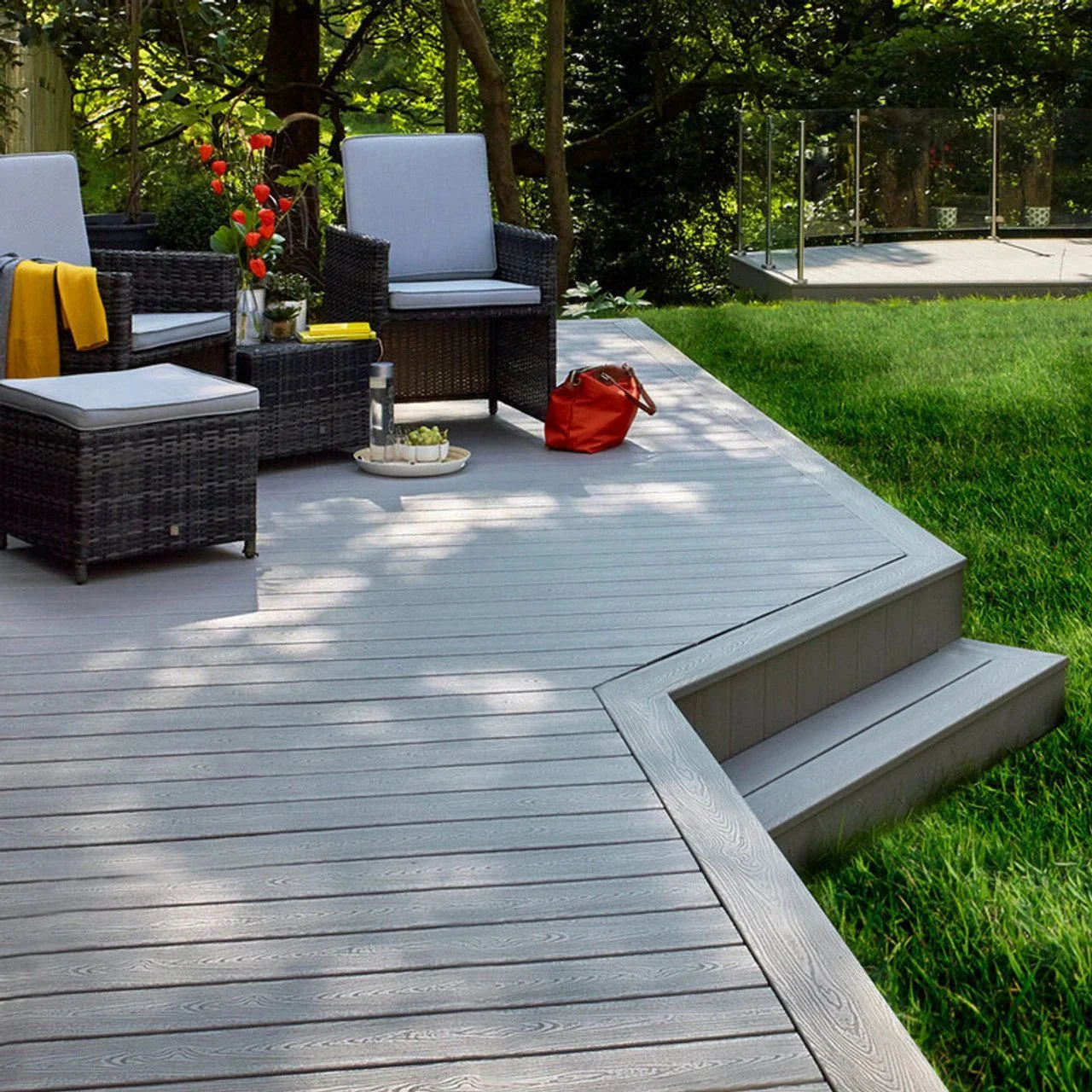 Trex Decking Board Composite Solid 25mmx140mm Gravel Path 3660mm - Image 2
