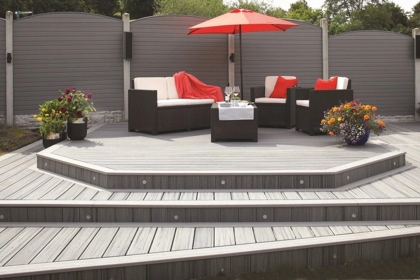 Trex Decking Board Composite Solid 25mmx140mm Island Mist 3660mm - Image 17